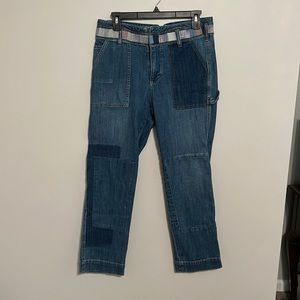 Anthropologie Pilcro and the Letterpress patchwork jeans